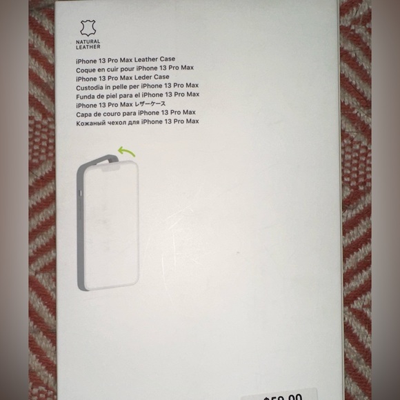1 Leather Apple iPhone 13 Pro Max cases 1 is light Purple and 1 Black leather. - Picture 12 of 15